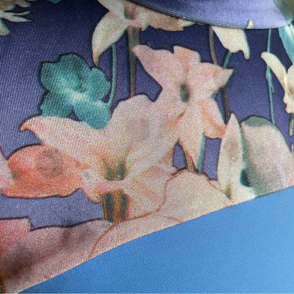 Élève kids large custom cap sleve high neck leotard - Picture 5 of 6